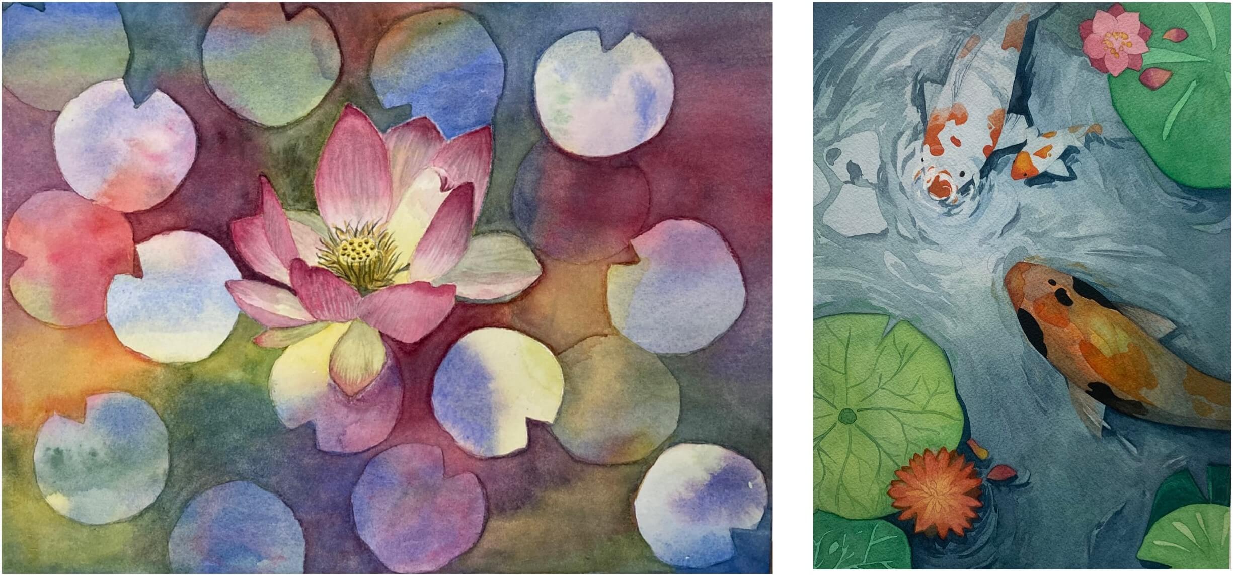 student art examples of watercolor 