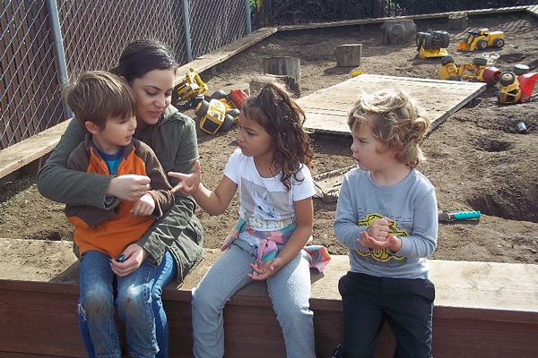 teacher and students