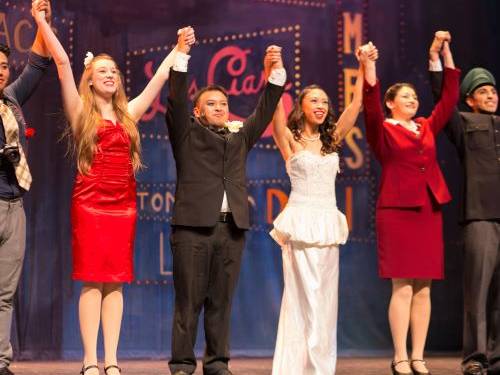 production of Guys and Dolls the musical