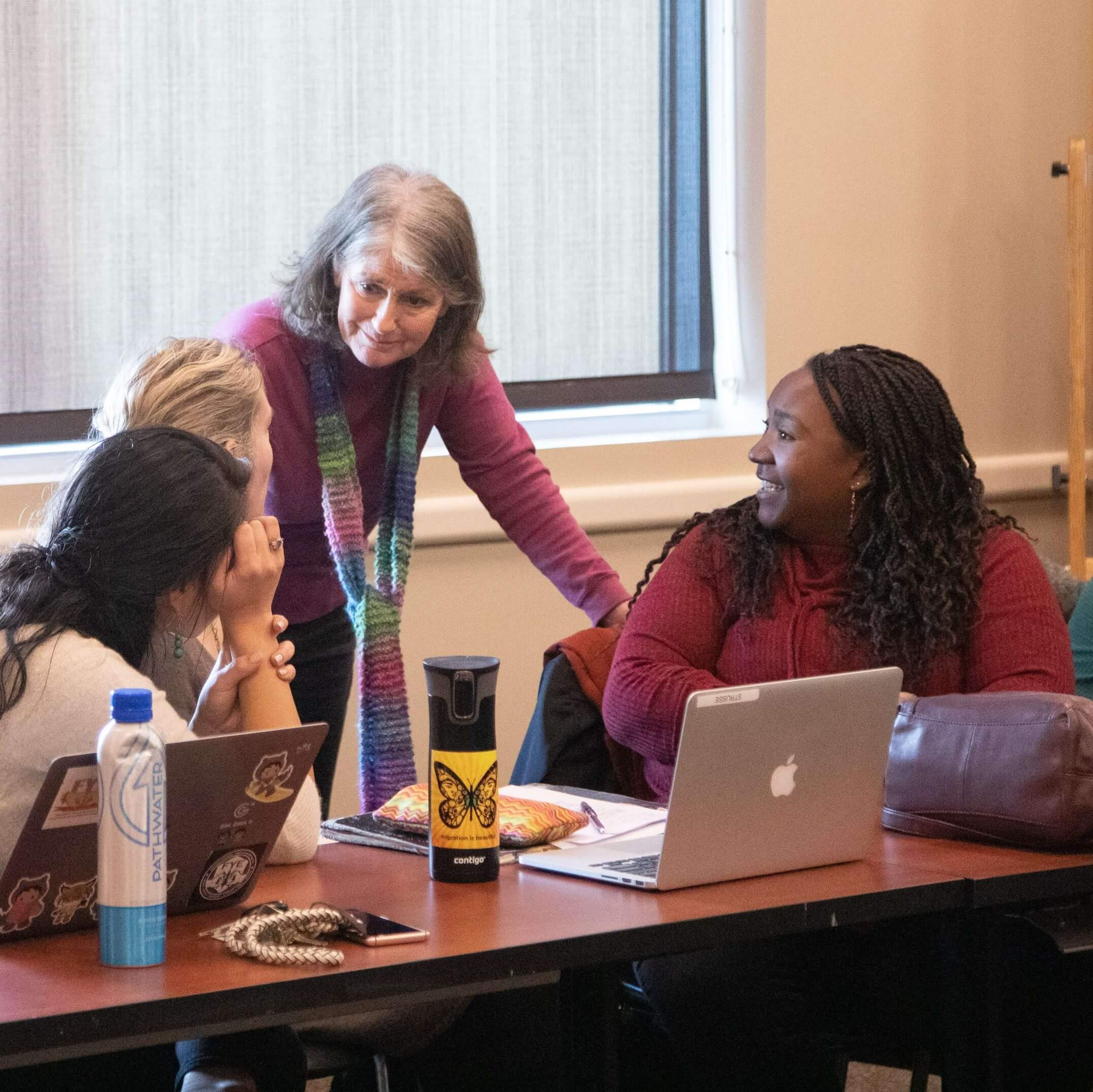 faculty on Academic Senate working together