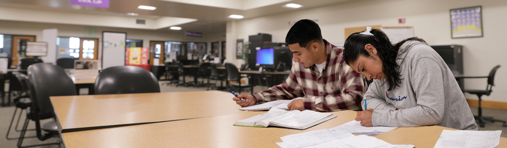 students taking test