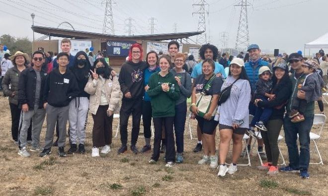 Psi Beta and PTK members at the NAMI walk