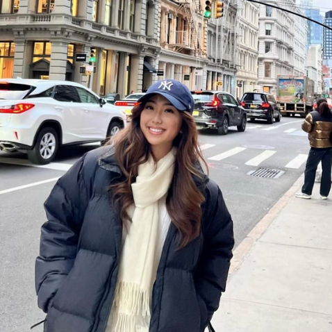 Princess Johanna Esuantos Princess Johanna Esuantos smiling on a city street